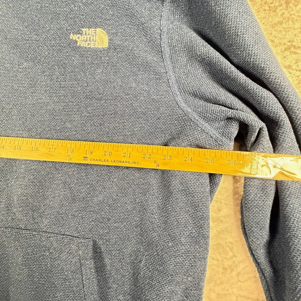 The North Face Pullover Men XL Blue Excellent‎ Waffle Knit Fleece NF0A7UJDHDC
